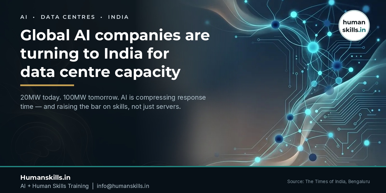 Global AI companies are turning to India for data centre capacity