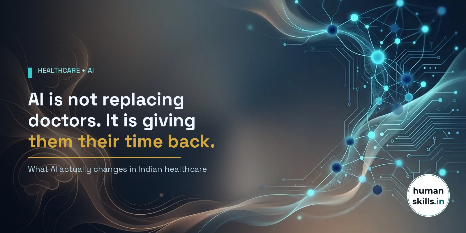 AI is not replacing doctors - it is giving them their time back